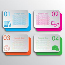 矢量商务信息标签 解锁视觉传达与品牌识别的双赢策略